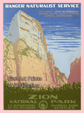 Zion National Park Travel Poster
