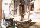 An archival premium Quality art Print of Gondolier's Siesta by John Singer Sargent for sale by Brandywine General Store