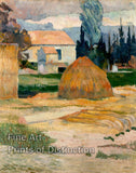 An archival premium Quality art Print of Landscape Near Arles by Paul Gauguin for sale by Brandywine General Store