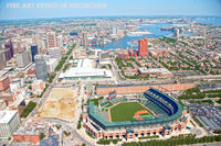 Aerial View of Camden Yards and Baltimore Art Print