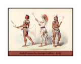 An archival premium quality art poster of Ball Players painted by western artist George Catlin in 1861 for sale by Brandywine General Store