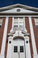 An archival art print of Circleville Grade and High School Entry Doors