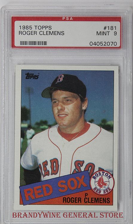 1985 Roger Clemens Topps Rookie Baseball Card | Brandywine General
