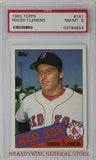 1985 Roger Clemens Topps Rookie Baseball Card PSA 8