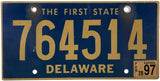 1997 Delaware License Plate