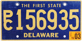 2003 Delaware Station Wagon License Plate