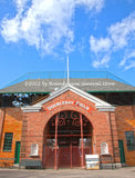 An archival Art Print of Doubleday Baseball Field Entrance Doors in Cooperstown NY