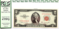 A Fr 1511 two dollar Series 1953B legal tender note for sale by Brandywine General Store in Superb Gem New condition