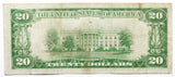 FR #1870-L Series of 1929 Federal Reserve Bank note in the denomination of twenty dollars and will grade fine - very fine Reverse