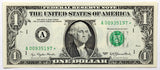 Fr #1909A* series of 1977 star note from the Federal Reserve Bank in Boston MA in the denomination of one dollar in choice crisp uncirculated condition