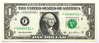 Fr #1930F* Series of 2003-A FRN star note from the Federal Reserve Bank in Atlanta GA in the denomination of one dollar in choice crisp uncirculated condition