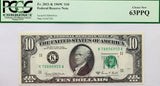FR #2021-K Series of 1969C FRN note from the Dallas Texas Federal Reserve Bank in the denomination of ten dollars graded PCGS 63 PPQ