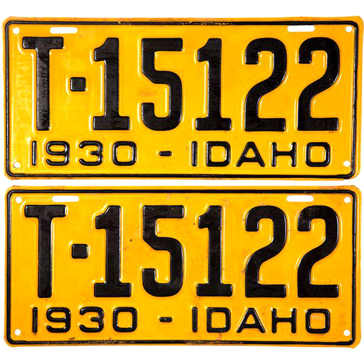 1930 Idaho Truck License Plates