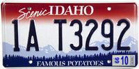 1999 Idaho License Plates