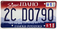 2000 Idaho License Plates