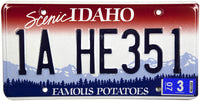 2007 Idaho License Plates