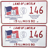 1990 Vocational Education License Plates