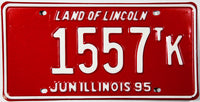 A classic 1995 Illinois Truck Tractor License Plate for sale by Brandywine General Store in excellent plus condition