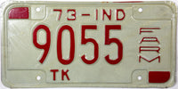 1973 Indiana Farm Truck License Plate