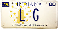 2000 Indiana DMV #LG