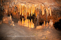 A fine art print of In the Mouth of a Prehistoric Shark found in Luray Caverns