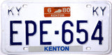 1980 Kentucky License Plate