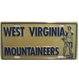 WVU Mountaineer  License Plate