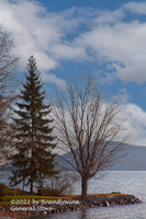 An art print of Lake Otesaga at Cooperstown New York