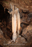 A fine art print of Pluto's Ghost a famous cave formation in Luray Caverns