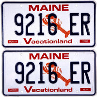 2000 Maine License Plates