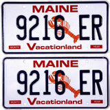 2000 Maine License Plates
