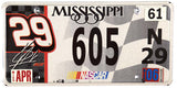 2006 Mississippi Kevin Harvick Nascar License Plate