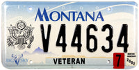 2002 Montana License Plate