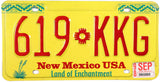 1998 New Mexico License Plate in excellent condition