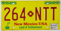 2008 New Mexico Car License Plate