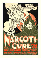 A premium quality print of an antique advertisement for Narcoti Cure