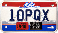 2010 Ohio Motorcycle License Plate