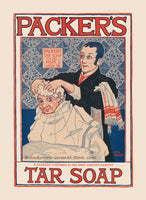 A premium archival print of an antique Packers Tar Soap advertisement