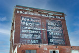 An archival Art Print of Rockingham Milling Company Brick Wall Ad located in the fertile Shenandoah Valley of Virginia