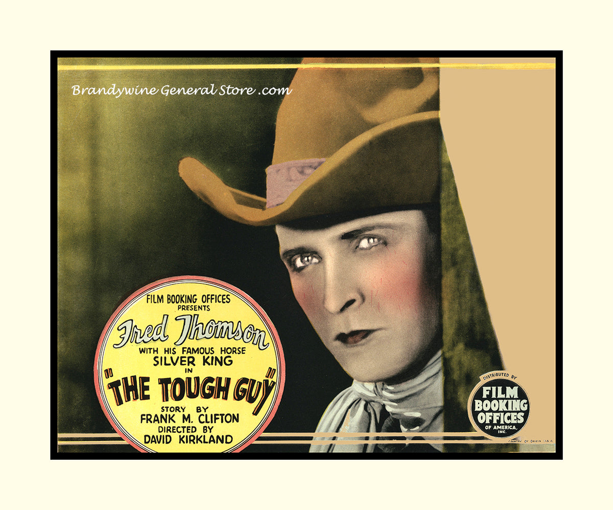 An archival print of the movie poster Tough Guy starring Fred Thomson