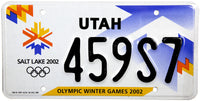 2002 Utah Olympic License Plates