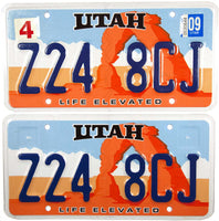 2009 Utah Life Elevated License Plates