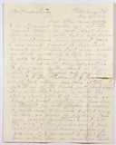 An 1870 Petersburg, VA 3 page letter about 2 brothers being arrested from a lawyer giving them advice about their property page 1