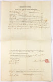An 1843 Windham County VT partially printed and part written quit claim deed