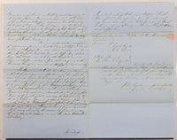 A 1853 Guilford VT Deed for land sold at public auction