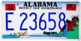 2001 Alabama Protect Our Environment License Plate