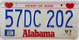 1991 Alabama License Plate