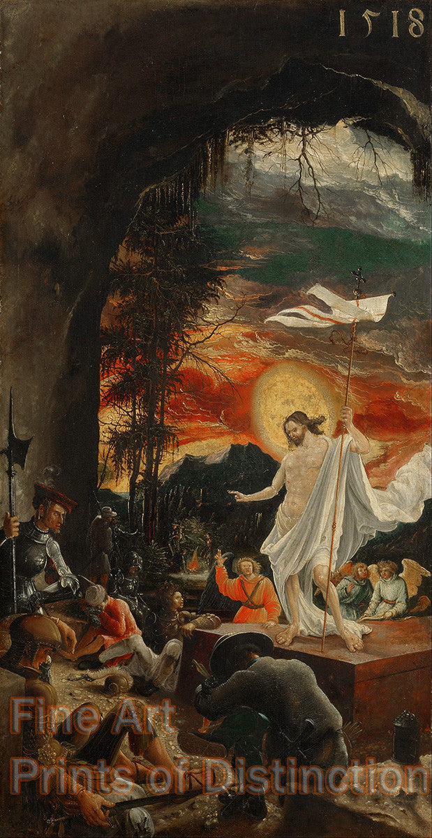 Art Print of the Resurrection of Christ by Albrecht Altdorfer 