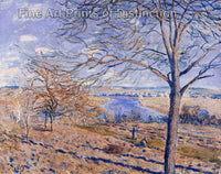 Art Print of Banks of the Loing Autumn Effect by Alfred Sisley