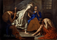 An archival premium Quality Art Print of The Liberation of St. Peter by Antonio de Bellis
